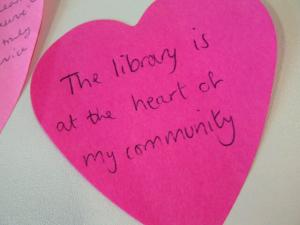 The library is at the heart of my community